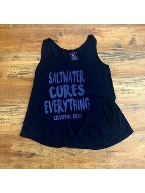 *HOST PI𝅺CK* Made IN USA** Graphic Tank Salt Water Cures Everything Crysal Cove